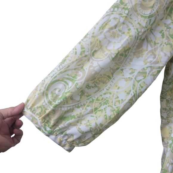 Alfred Dunner Blouse Plus Size 24W Pastel Pullover Top Sparkles New Without Tags - Picture 3 of 10